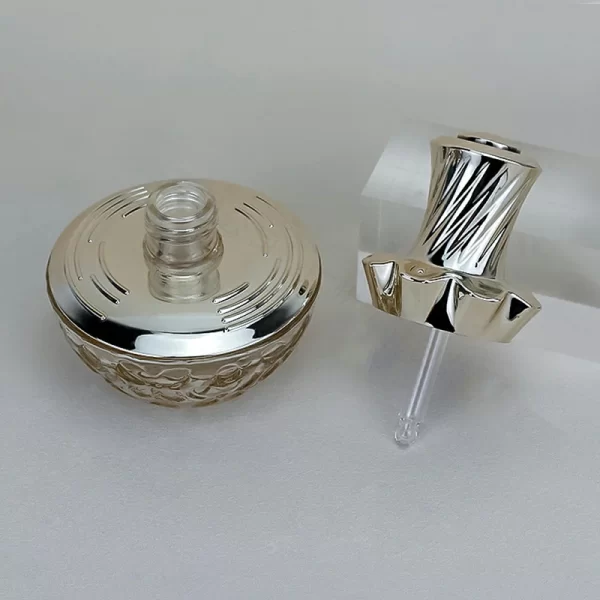 Tea colored essential oil bottle 45ml pressure dropper bottle (14)