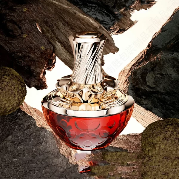 Tea colored essential oil bottle 45ml pressure dropper bottle (2)