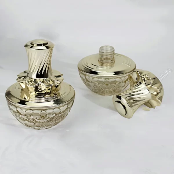 Tea colored essential oil bottle 45ml pressure dropper bottle (4)