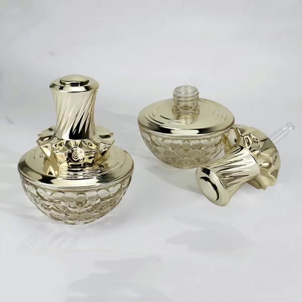 Tea colored essential oil bottle 45ml pressure dropper bottle (8)