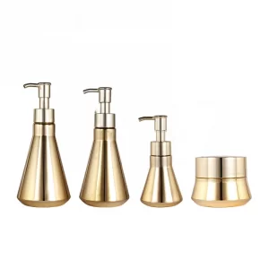 120ml hand sanitizer bottle, high-end glass press shampoo, empty bottle, conical facial cleanser, wash and care set bottle