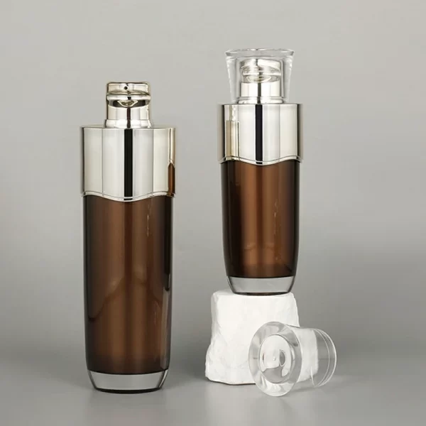 Acrylic cream bottle 50g press lotion bottle (1)