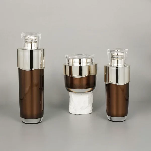 Acrylic cream bottle 50g press lotion bottle (3)