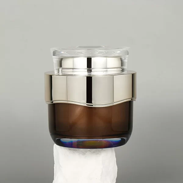 Acrylic cream bottle 50g press lotion bottle (4)