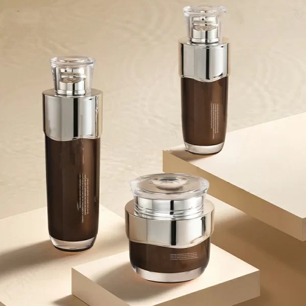 Acrylic cream bottle 50g press lotion bottle (6)