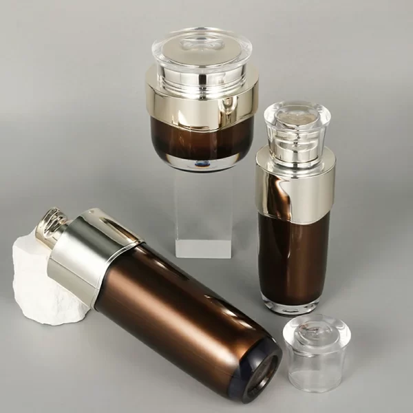 Acrylic cream bottle 50g press lotion bottle (7)