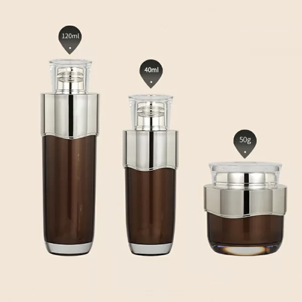 Acrylic cream bottle 50g press lotion bottle (8)