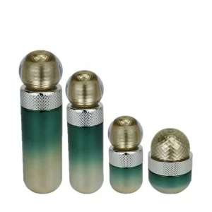 Cosmetic glass bottle packaging material 100ml spherical cap toner bottle press lotion bottle 50g face cream cream empty bottle