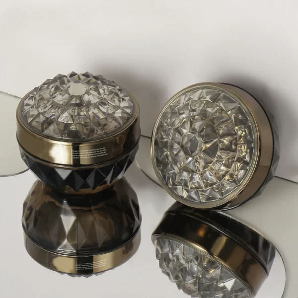 High grade 30g transparent liner diamond cream bottle (1)