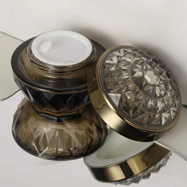 High grade 30g transparent liner diamond cream bottle (10)