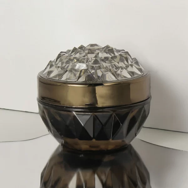 High grade 30g transparent liner diamond cream bottle (2)