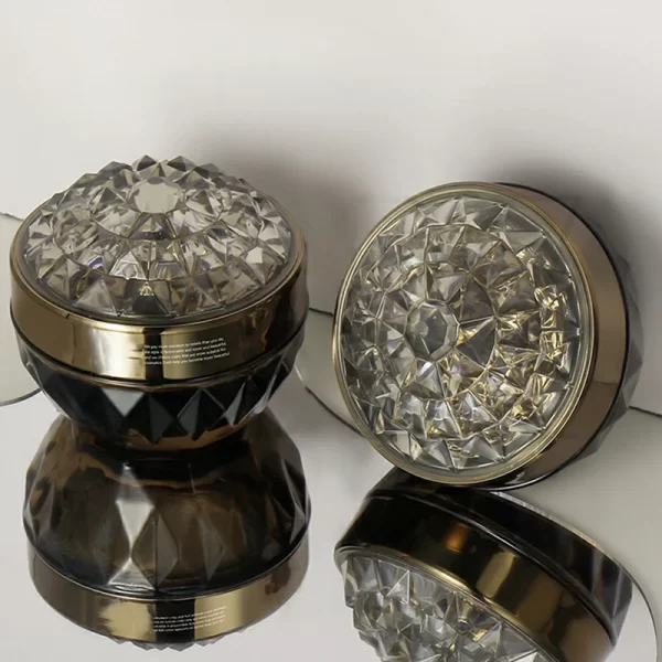 High grade 30g transparent liner diamond cream bottle (6)