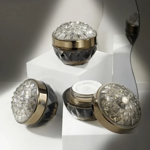 High grade 30g transparent liner diamond cream bottle (9)