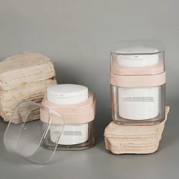 Square acrylic 30g 50g lotion face cream vacuum sunscreen cream bottle (13)