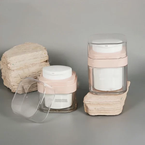 Square acrylic 30g 50g lotion face cream vacuum sunscreen cream bottle (2)