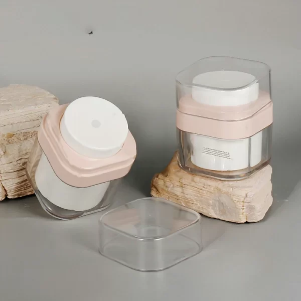 Square acrylic 30g 50g lotion face cream vacuum sunscreen cream bottle (8)