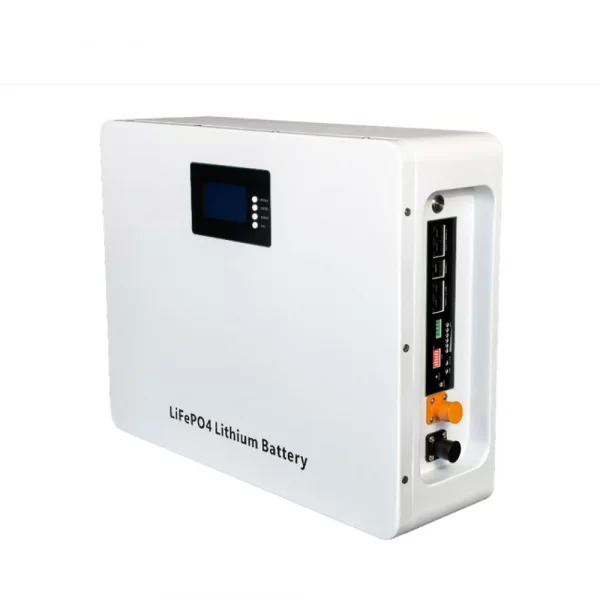 Wall mounted lithium battery household energy storage battery system