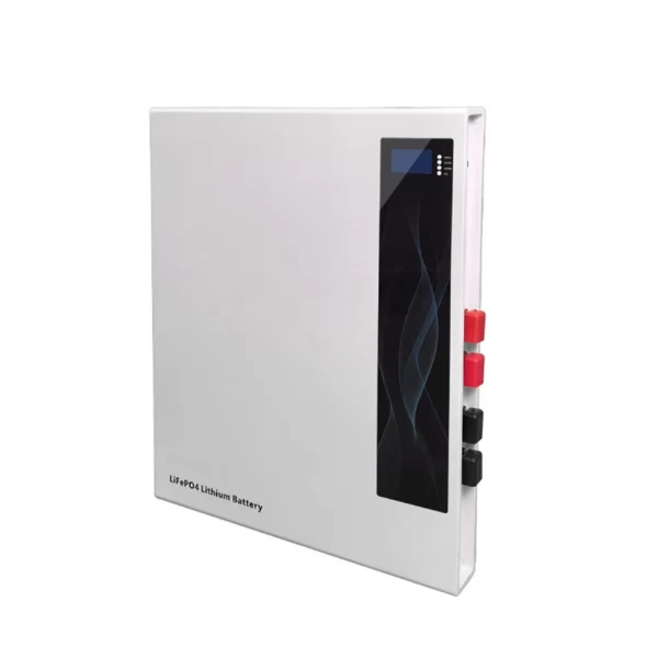 Ultra thin wall mounted lithium battery household energy storage battery system