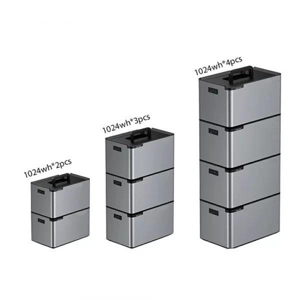 1024WH high-capacity solar energy storage battery balcony energy storage system (18)