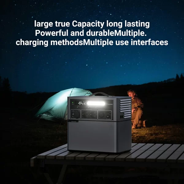 1024WH outdoor portable power station stackable power bank (13)