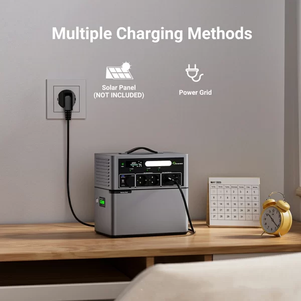 1024WH outdoor portable power station stackable power bank (16)