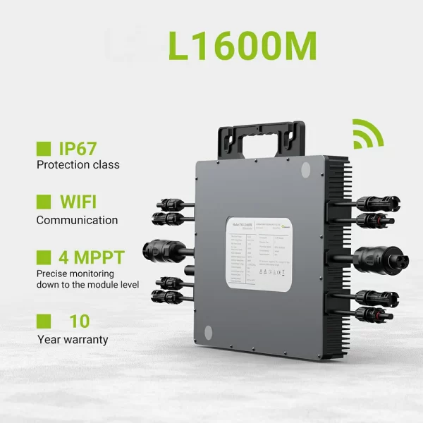 2000W Micro Reverse Photovoltaic Power Generation Set 2kW Power MPPT Inverter (8)