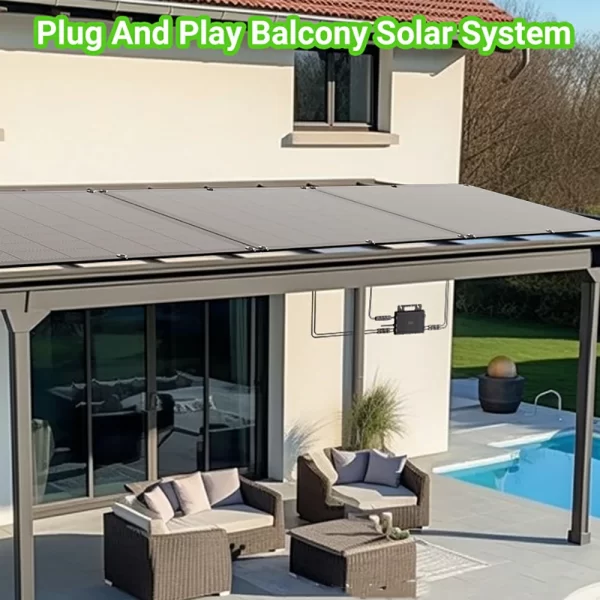 Photovoltaic power generation module 800W micro reverse flexible solar panel set (11)
